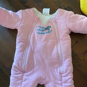 Merlin’s Magic Sleepsuit Pink Size Large